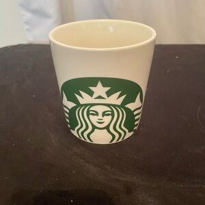 Starbucks Coffee Mug Cup White w/ Classic Large Green Mermaid Logo 14oz 2017 EUC
